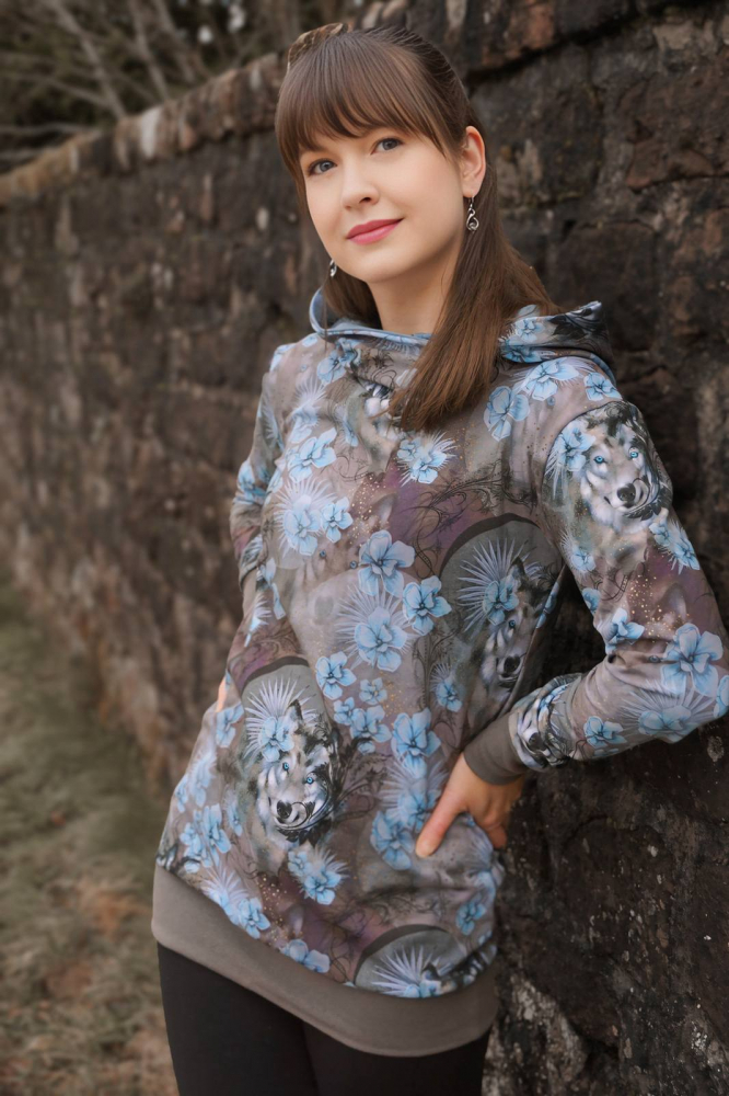 Basichoodie Paula GR. 34 BIS 46 EBOOK UND SCHNITTMUSTER